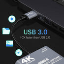 Camcorder 4K 1080P 60fps USB 3.0 Loop-out Video Capture Card HDMI-compatible