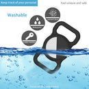 Silicone Washable Protective Case Cover Pet Anti-Lost for Air Tag (Black) Newly