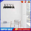 Wall Decorative Key Hat Hanger with Hooks for Door Hallway Front Entryway Office