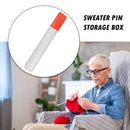 Plastic Knitting Needles Sweater Needles Holder Storage Case Needlework Too