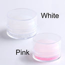 DIY French Nail Clear Jelly Nail Stamper Scraper Set Diamond Design Nail Art