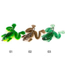 10pcs Frog Bionic Fishing Soft Lure Thunderfrog Black Fishing Bait (Brown)