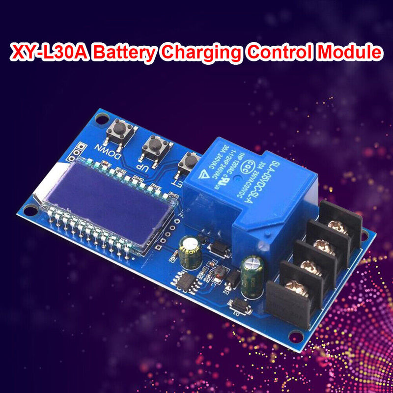 XY-L30A 30A 6-60V Lead-Acid Lithium Battery Charger Control Module with LCD