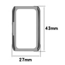 Smart Watch PC Housing Frame for Honor Band 6 Protective Cover (Black) Newly