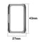 Smart Watch PC Housing Frame for Honor Band 6 Protective Cover (Black) Newly