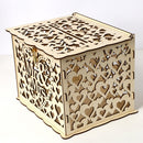 Wood Wedding Card Box DIY Mr Mrs Hollow Love Pattern Wedding Party Supplies