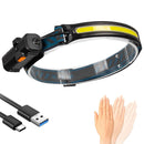 Bright 350lm Outdoor Lighting Tool Impact Resistant Motion Sensor Headlamp