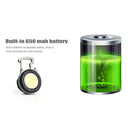Mini LED Flashlight Keychain USB Portable Fishing Emergency Corkscrew Light