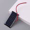 0.3W 5V Solar Panel with Wire Mini Solar System DIY Polysilicon Board (1pc)
