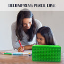 Kids Silicone Pencil Case Rectangular Press Bubble Decompression Pencil Case