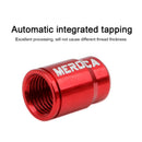 2pcs Bicycle Valve Stem Caps Aluminum for MTB Road Bike (American Red)