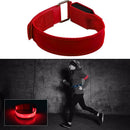 Outdoor Sports Night Running Light Jogging LED Arm Leg Warning Lamp(Red) Newly
