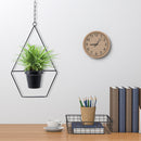 Hanging Flower Pot Hanger Chain Iron Planter Basket Holder Home Decor (B) Newly