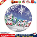 DIY 11CT Cross Stitch Stamped Winter Scenery Needlework Kit 35x35cm (5256) Newly