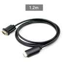 1.5m HDMI Male to VGA Male Cable for Computer Monitor Projector TV Game Console