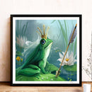Full Round Drill 5D DIY Diamond Painting Frog Embroidery Cross Stitch Home
