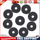 50pcs Guitar Strap Lock Felt Gasket Electric Guitar Belt Cushions (Black)