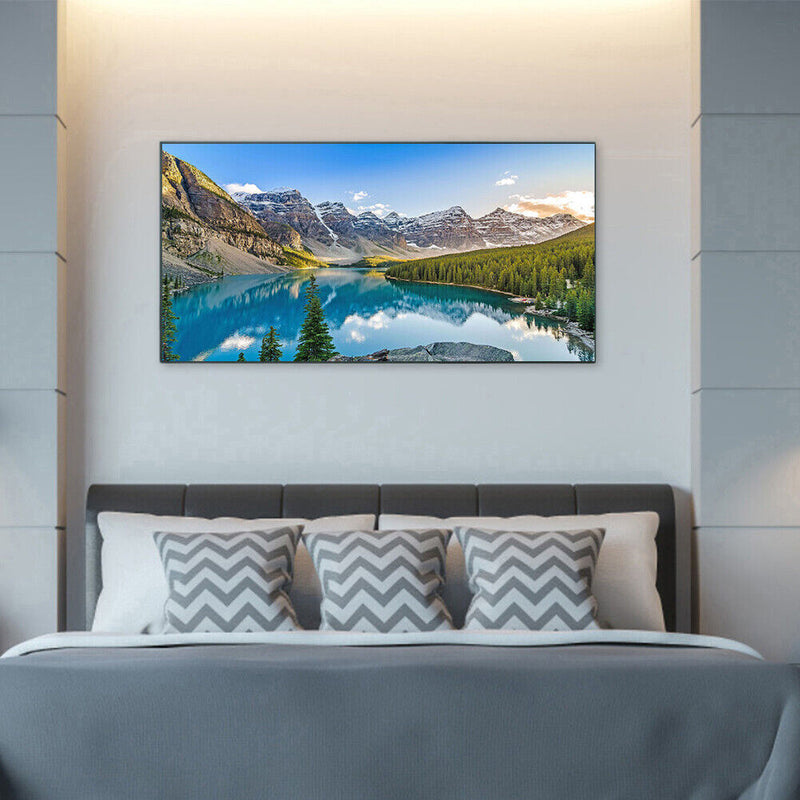 Mountain Lake Oil Paint By Numbers Kit DIY Drawing Picture for Adults Home Decor
