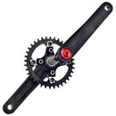 M18 MTB Bike Crank Cover Screw Cap Aluminum Alloy Crankset Fitting (Red)
