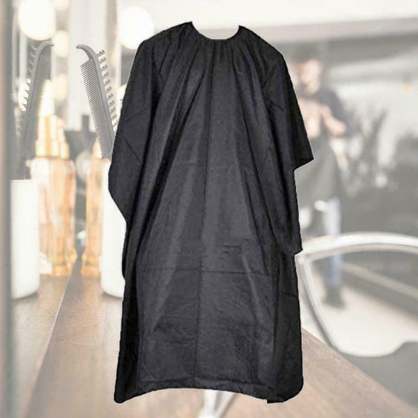 Black Barber Gowns Salon Hair Cutting Cape Hairdressing Hairdresser US J0N3
