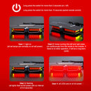 20 LED Bicycle Remote Control Indicator Tail Light Waterproof Bicycle Warning Lamp