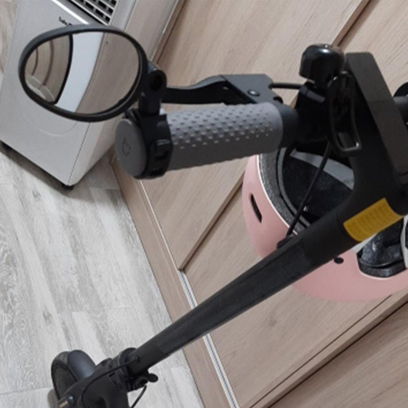 2pcs Bike Rearview Mirror 360 Degree Rotatable Scooter Reflector for M365