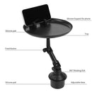 Car Cup Holder Tray Non-Slip Mobile Phone Holder Rotating Tray (Long 3 Mat)