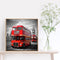 Round Drill Diamond Painting Double-Decker Bus Diamond Embroidery for Wall Gift