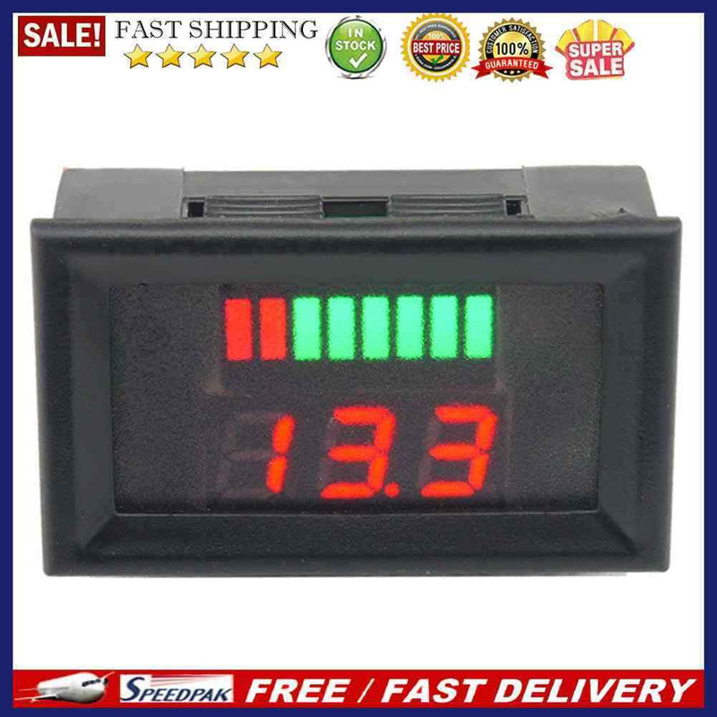 72V DC Digital Lead Acid Battery Capacity LED Indicator Voltmeter Tester