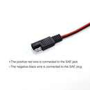 12V Terminal To SAE Quick Disconnect Cable Motorcycle Battery Output Connector