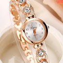 Lvpai Fashion Women Watch Luxury Rhinestone Bracelet Watches Simple Dress Wristw