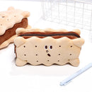 Shape Sandwich Style Stationery Bag Pencil Case Student Supplies Pen Storage