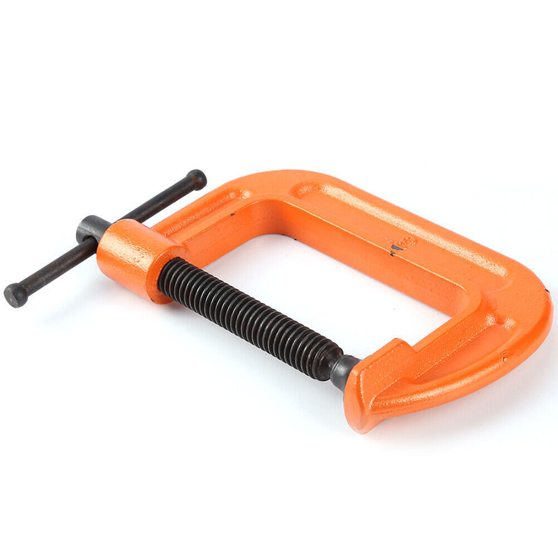 Heavy Duty G Wood Clamp Steel Woodworking Fixture for Carpentry (3 inch) Newly