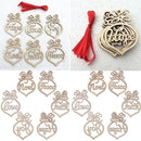 Hot Craft Hollow Rustic Hanging Ornament Christmas Decorations Xmas Tree Wood