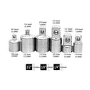 6pcs Ratchet Wrench Socket Converter Head Sleeve Adapter 1/2 3/8 1/4 Tool Newly