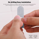 Wall Mounted J-Type Clothes Hook Durable Self-adhesive Hook (4pcs Grey)