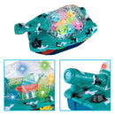 Electric Universal Transparent Rotating Mechanical Gear Tank with Sound Light