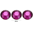 30g 4mm Crystal Rhinestone Acrylic Flat Back DIY Nail Sequins (Old Rose)