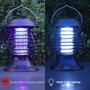 Bug Zapper Solar Powered Portable Outdoor Mosquito Killer Fly Trap Lantern Newly