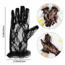 Black Women Sun Protection Driving Gloves Gloves Lace Gloves Bride Mittens