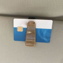 Versatile Sunglasses Case Auto Fastener Clip Car Glasses Holder Bill Clamp
