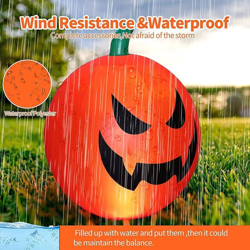 Waterproof Halloween Glowing Balloon Ghost Festival Atmosphere Pumpkin Balloon