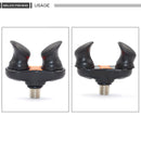 Fishing Rod Rest Butts Gripper Grips Pole Holder Stand Head Tools Black