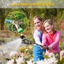 Brass Double Two Way Tap Garden Connector Adaptor Hose Splitter`