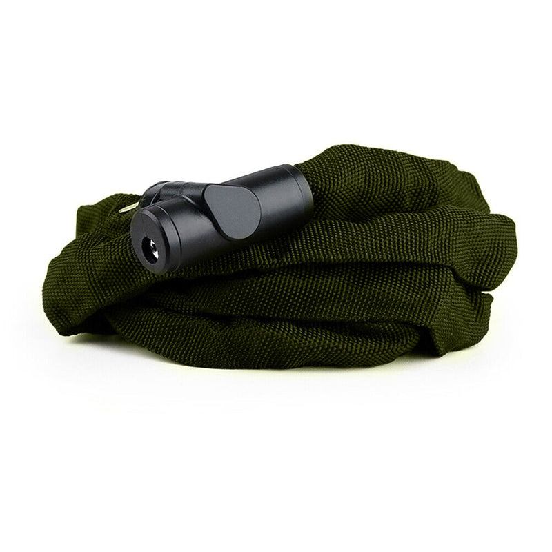 Security Anti-theft Lock Electric Scooter Mountain Bike Chain Locks (Green)