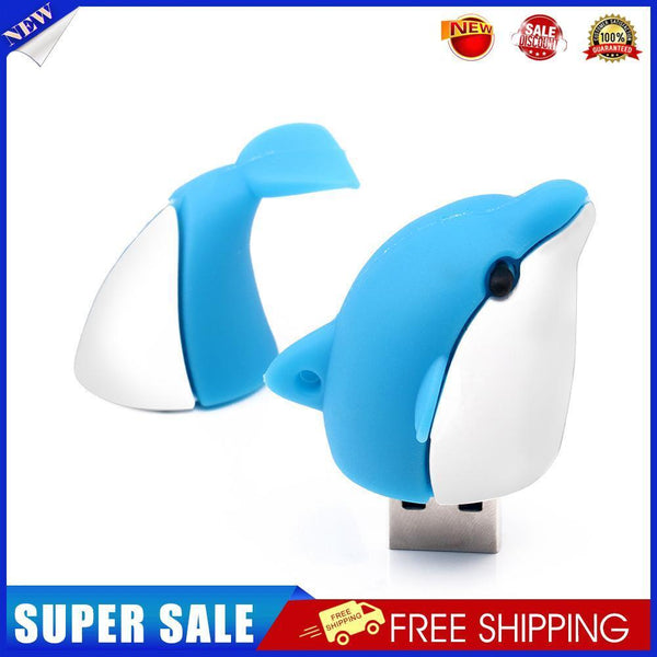 Soft Shell Dolphins Shape USB2.0 Flash Drive Pen Drive Memory Stick (16G)