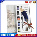 Gradient Feather Fountain Dip Pen Set Crystal Writing Pen Calligraphy Stati
