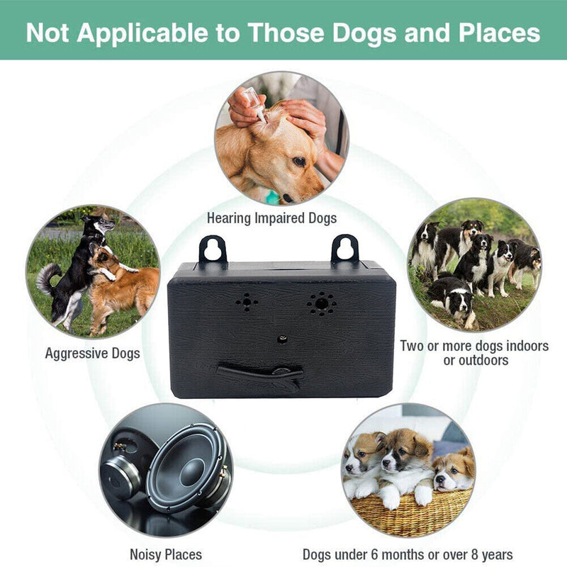 Ultrasonic No Bark Control Training Tools Pet Dogs Outdoor Anti-Barking Repeller