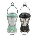 Solar Powered LED Camping Hanging Lanterns Waterproof Tent Lights (Black)