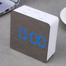 TS-70 Multi-function Digital LED Mirror Clock Alarm with Temperature Snooze